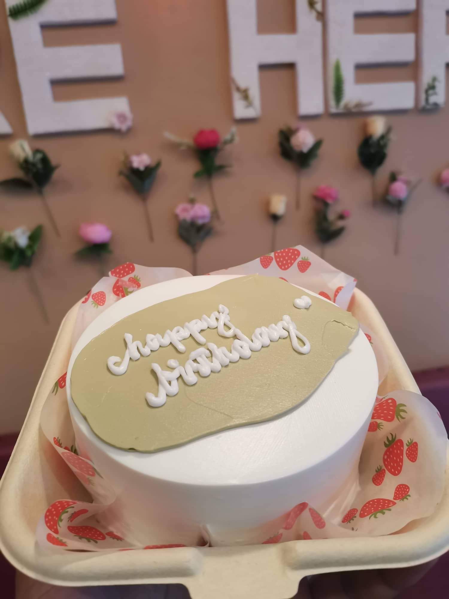 Custom Cake 4x2 Inches Happy Birthday Pipie Co Bread Cake Pastries Iligan 