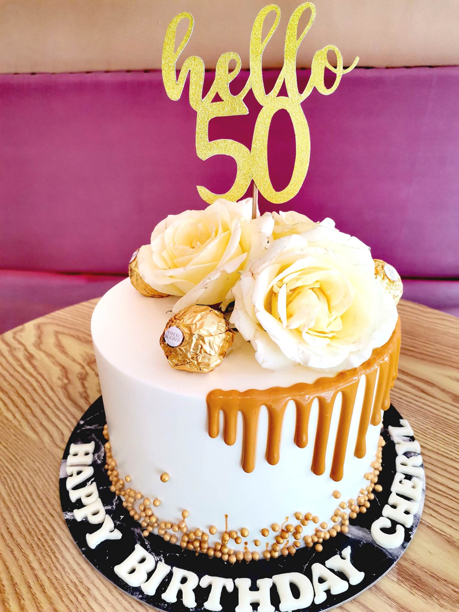 Custom Cake 7x4 Inches Happy Birthday Cheryl Pipie Co Bread Cake Pastries Iligan 