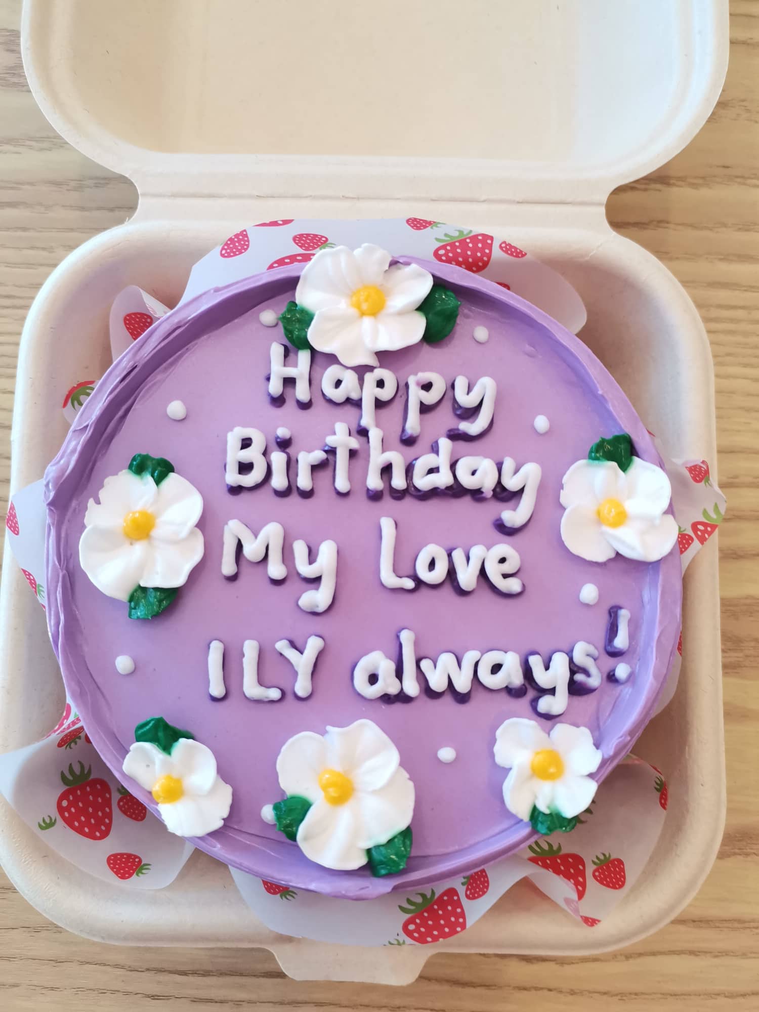 My Lovelee Cake - 💝 BIRTHDAY CAKE FOR TODAY‼‼ ( PLANTITA Theme )  🔸️Choco Moist Cake 6 x 4 🔸️Edible/Ready to Eat Letters 🔶Buttercream  Frosting with chocolate ganache inside and small kisses