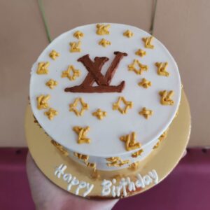 Custom cake - 4x2 inches - LV Themed - Happy Birthday Archives - Pipie Co  Bread Cake Pastries Iligan