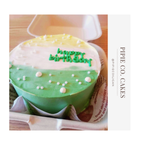 Custom cake - 4x2 inches - Happy Birthday