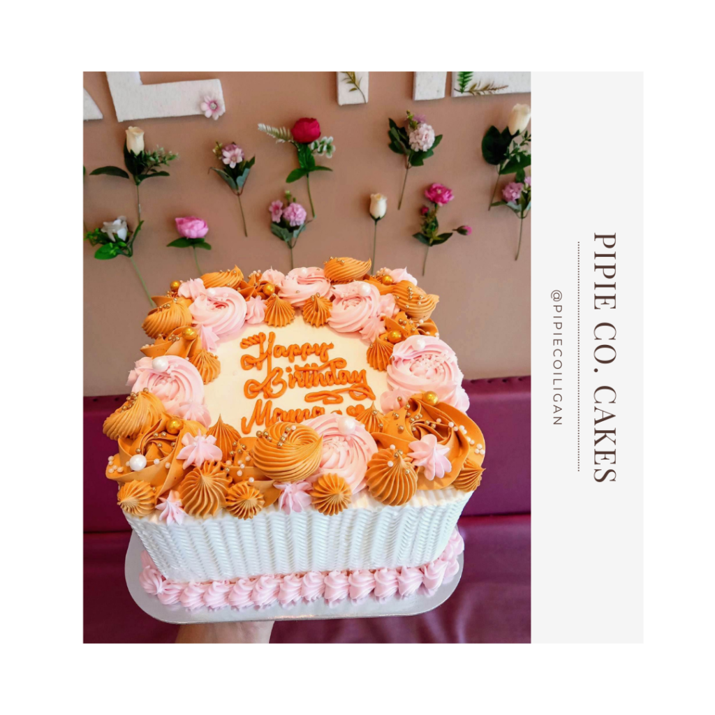 Custom Soft Icing Cake 6x6x3 Inches Pipie Co Bread Cake Pastries Iligan 0470