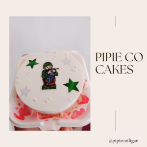 Custom cake - 4x2 inches - ARMY THEMED