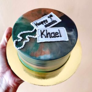 Custom Soft Icing Cake - 4x2 inches