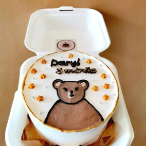 Custom Soft Icing Cake - 4x2 inches - Daryl 3 months