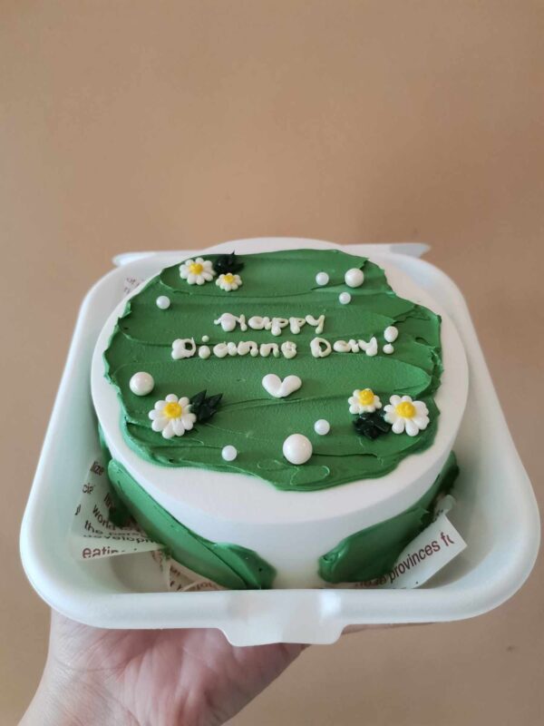 Custom Soft Icing Cake - 4x2 inches - Happy Dianne Day