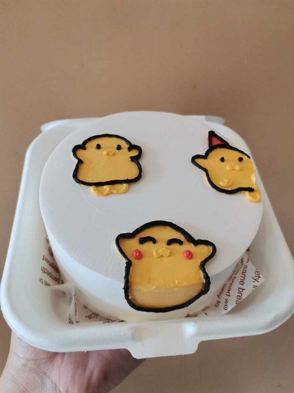 Custom Soft Icing Cake - 4x2 inches