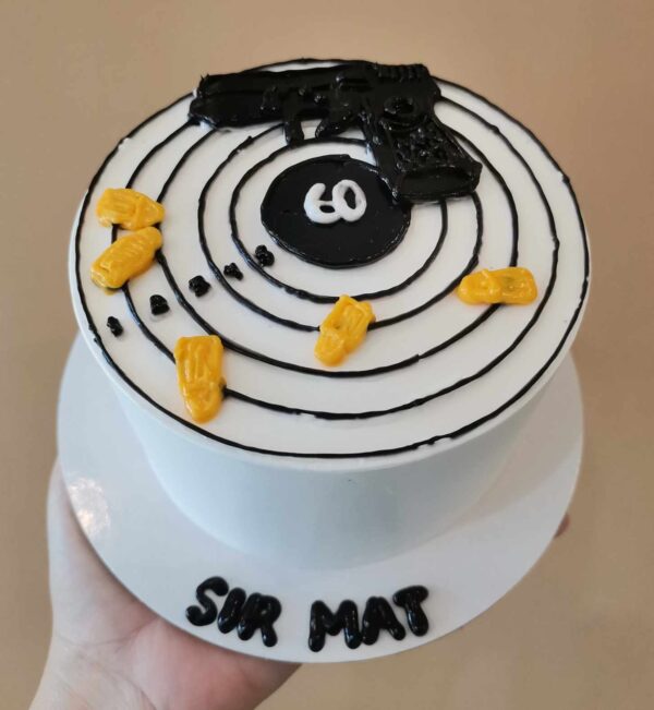 Custom Soft Icing Cake - 4x2 inches - Sir Mat