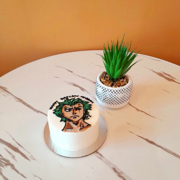 Custom Soft Icing Cake - 4x2 inches - Happy Birthday Maegan