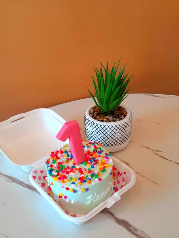 Custom Soft Icing Cake - 4x2 inches - Kenzie