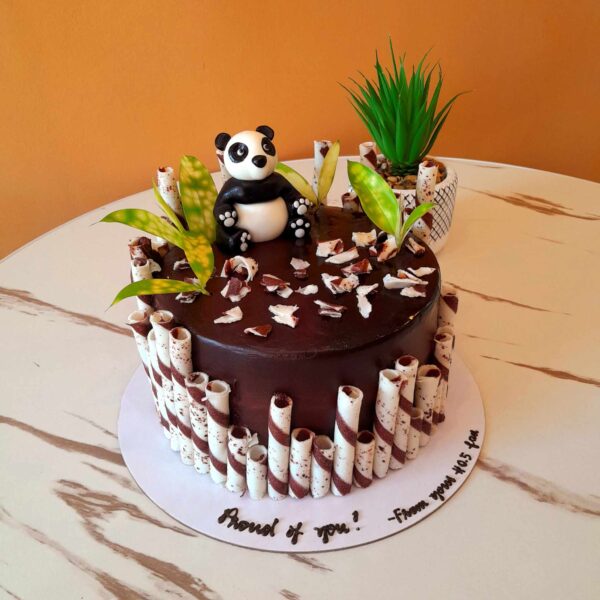 Custom Soft Icing Cake - with fondant details - 7x3 inches - Proud of you! From your #0.5 fan