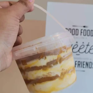 Mango float in tub.