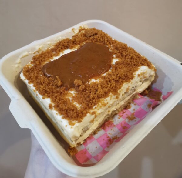 Biscoff Tiramisu Cake - 4x2 inches - Bento rectangular size
