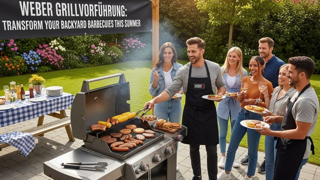 Weber Grillvorführung: Transform Your Backyard Barbecues This Summer