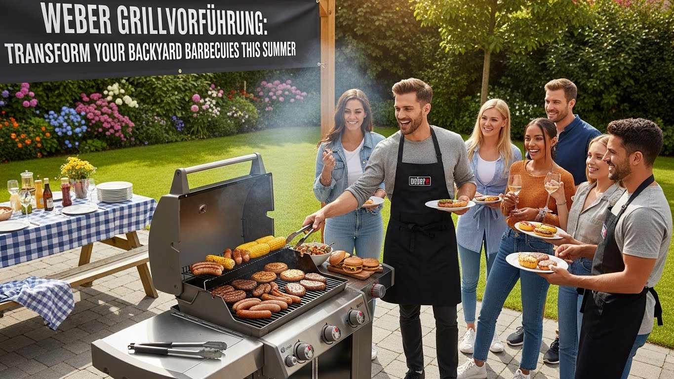 Weber Grillvorführung: Transform Your Backyard Barbecues This Summer